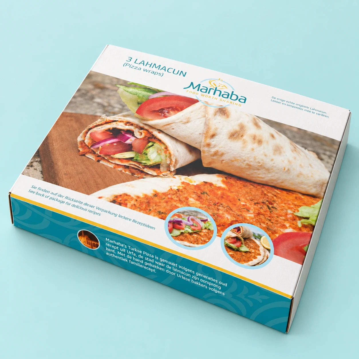 Marhaba Food — Brand identity & packaging